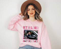 Get in loser we're taking America back T-Shirt anti biden trump 2024 USA election tee