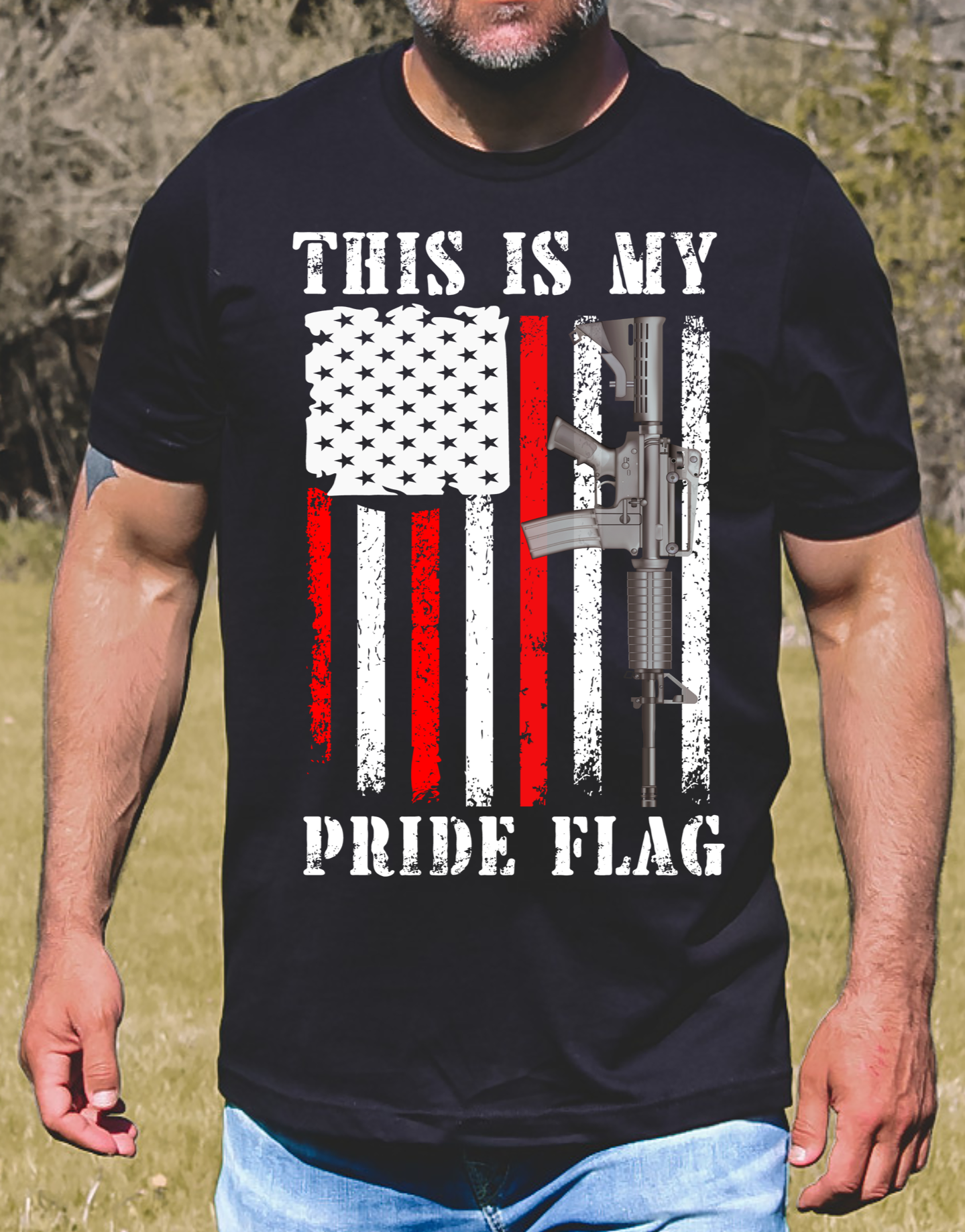 THIS IS MY PRIDE FLAG T-SHIRT