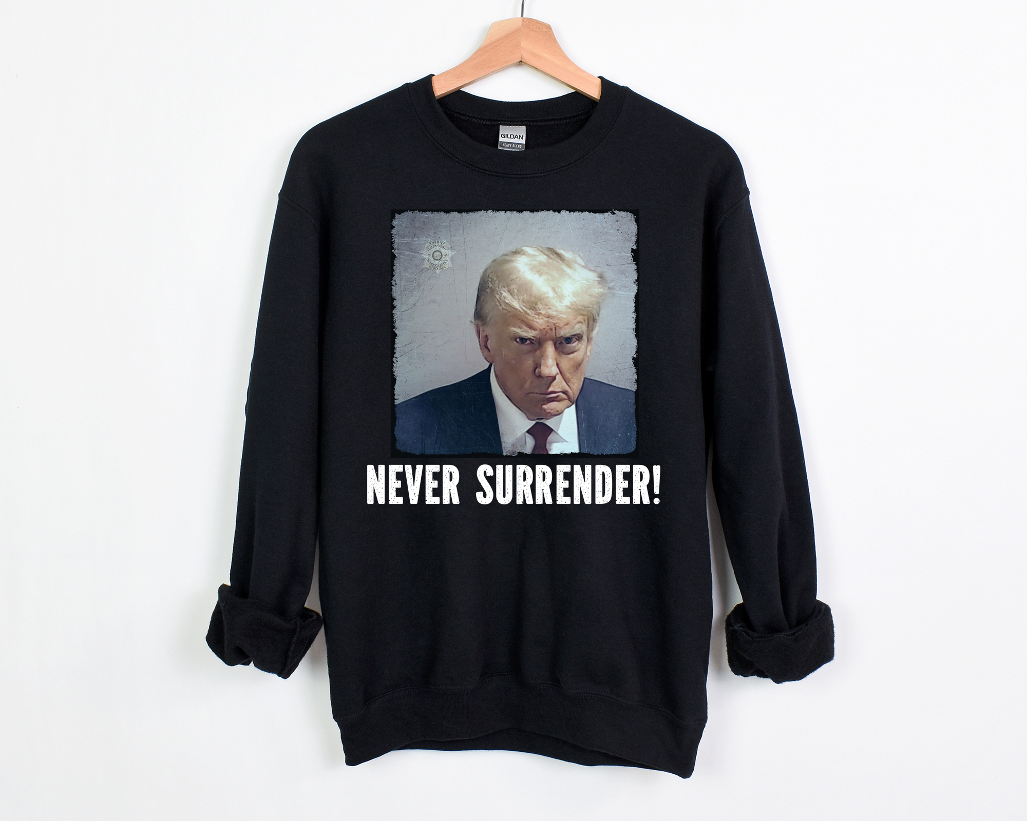 Trump Never Surrender Shirt Trump 2024 shirt Unisex Republican shirt Trump Shirt, MAGA Politc shirt Political Graphic tee, Trump Train shirt, Election 2024 T Shirt, Trump always