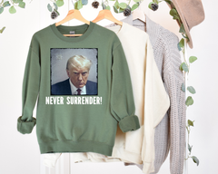 Trump Never Surrender Shirt Trump 2024 shirt Unisex Republican shirt Trump Shirt, MAGA Politc shirt Political Graphic tee, Trump Train shirt, Election 2024 T Shirt, Trump always