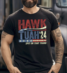 Hawk Tuah Spit On That Thang 2024 Shirt Hawk Tuah 24 Funny Trendy Sweatshirt for Women Men Viral Crewneck Tshirt Viral Funny Shirt Hawk Tuah Girl