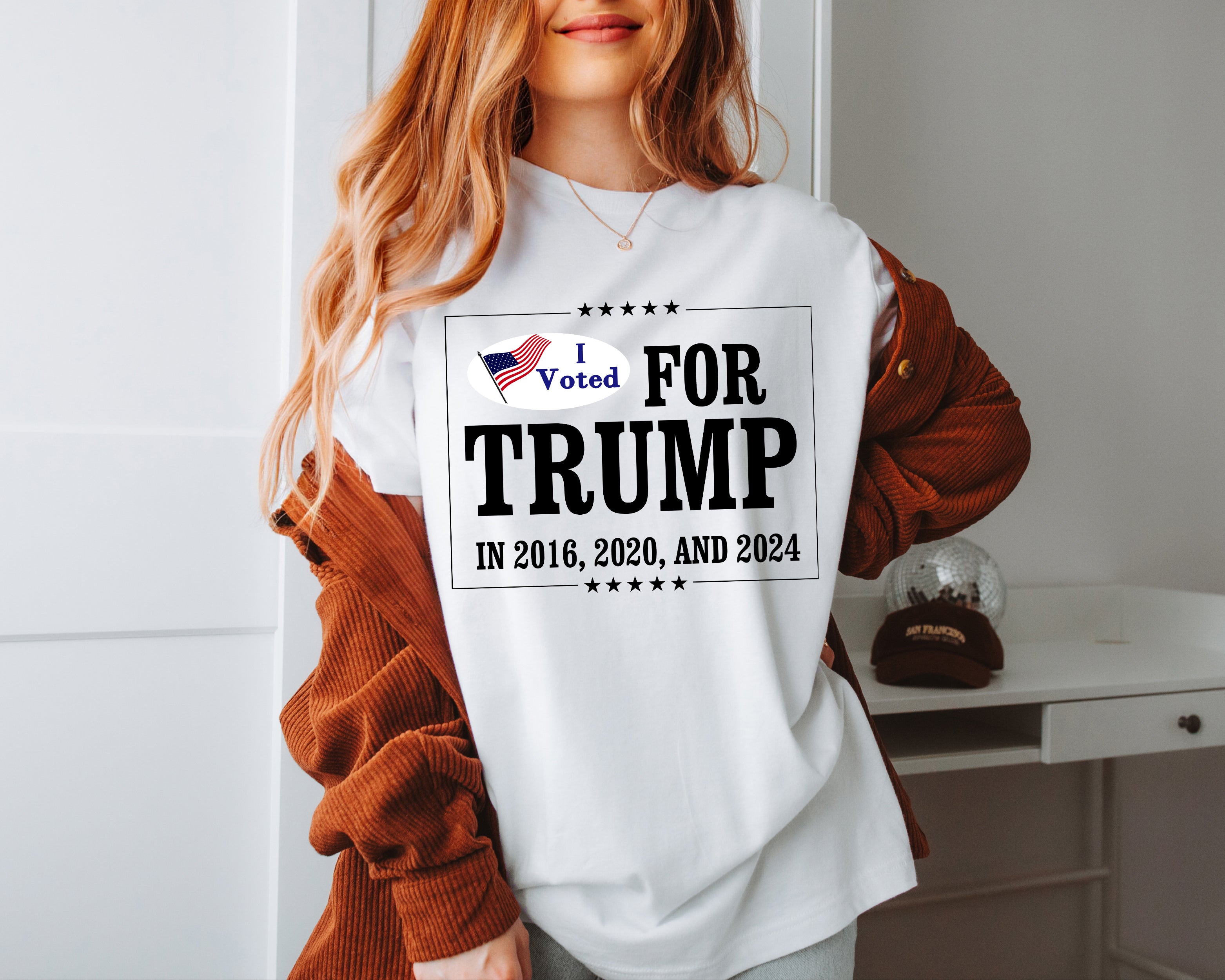 i voted for Trump 2016 2020 2024 SHIRT Trump Supporters Pride Maga
