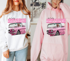 daddy's on his way tee shirt sweatshirt dont worry daddy's on his way trump's driving car apparel trump 2024 maga Clothing