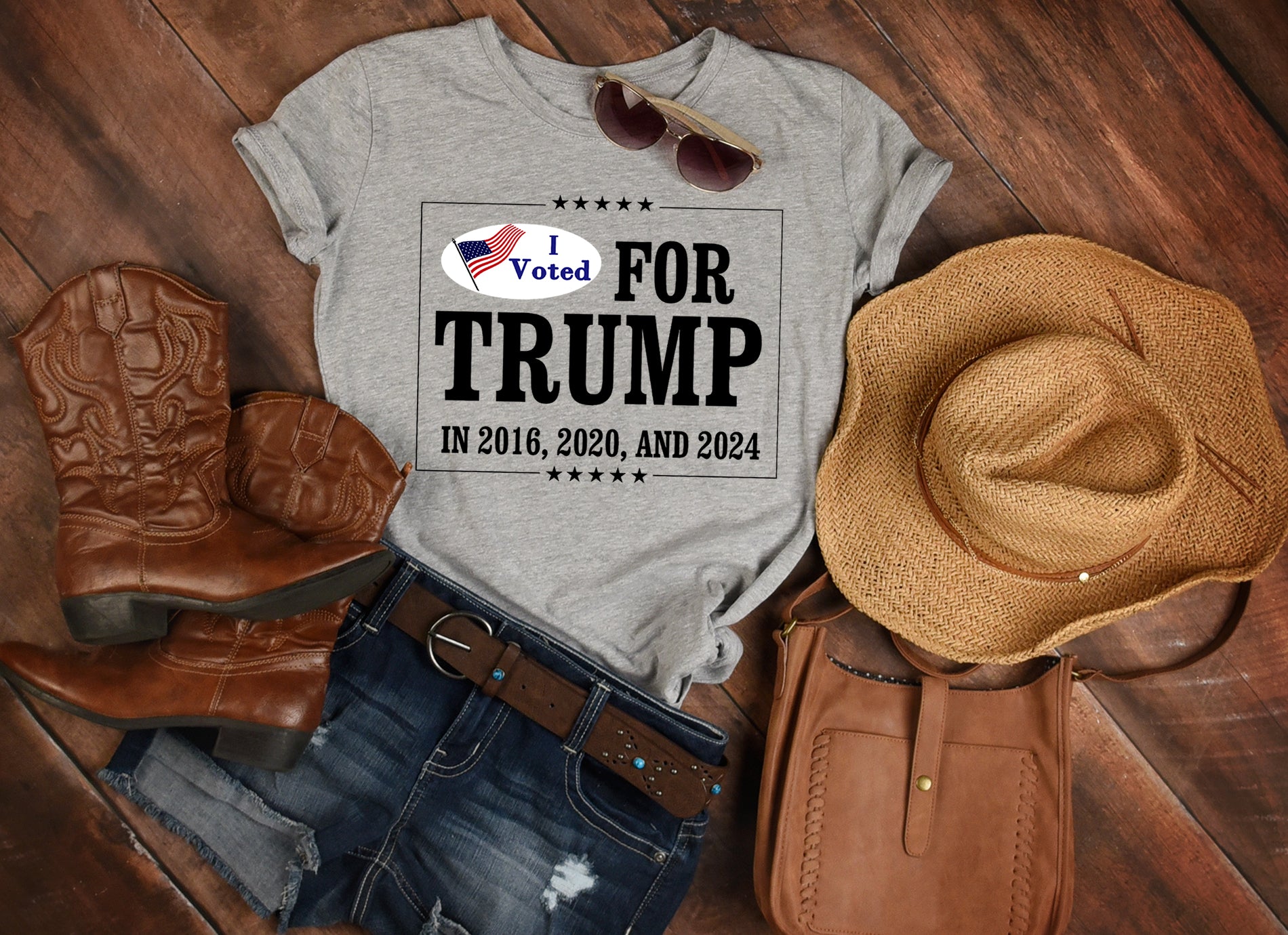 i voted for Trump 2016 2020 2024 SHIRT Trump Supporters Pride Maga