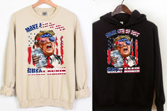 Busch Light Comfort Colors Shirt, Make Trump 4th of July Great Again Shirt,Trump 4th Of July Shirt MAGA Political Graphic tee, Trump Train shirt, Election 2024 T Shirt, Trump always