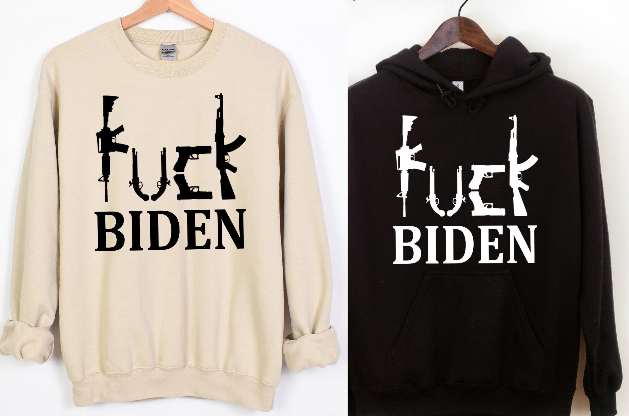 Fuck Biden shirt 2nd Amendment shirt tee sweatshirt hoodie American Hunters shirt trump 2024 shirt maga shirt trump supporters shirt