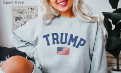 UNISEX Trump 2024 American Flag tee sweatshirt hoodie Trump 2024 shirt trump's home apparel trump 2024 maga donald trump shirt donald trump 2024 merch gift