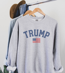UNISEX Trump 2024 American Flag tee sweatshirt hoodie Trump 2024 shirt trump's home apparel trump 2024 maga donald trump shirt donald trump 2024 merch gift