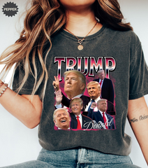 Donald Trump Vintage tee Shirt, Donald Trump Homage Tshirt, Donal Trump Retro 90s Shirt, Trump Bootleg shirt, Donal Trump Fan Tees, Donald Trump retro sweater,Trump Merch Gift Shirt Sweatshirt hoodie all UNISEX