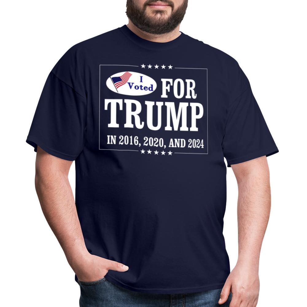 i voted for Trump 2016 2020 2024 SHIRT Trump Supporters Pride Maga