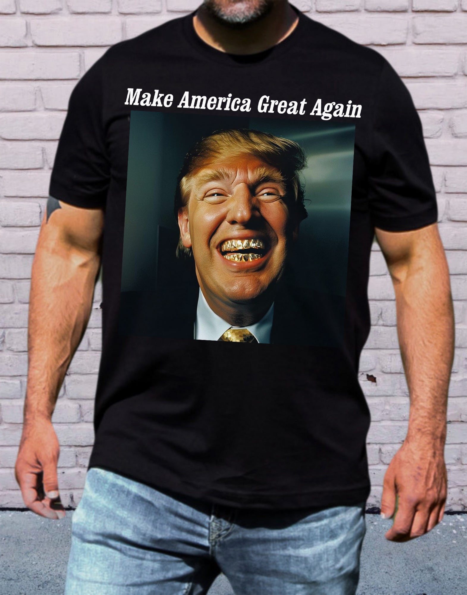Trump Grills Edition Shirt - Trump rocking a set of bold and flashy grills Shirt