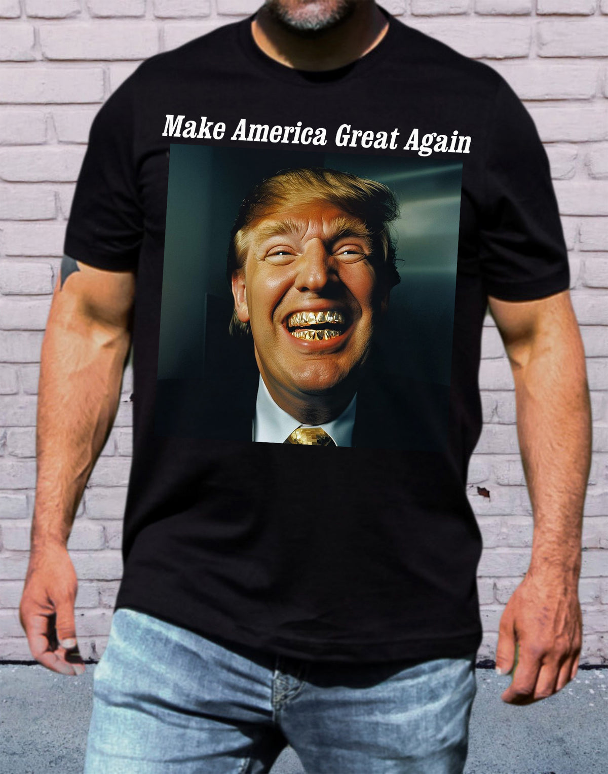 Trump Grills Edition Shirt - Trump rocking a set of bold and flashy grills Shirt
